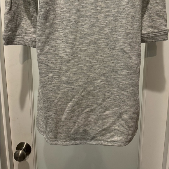 MAURICES Gray and Cream Lace Sheath Dress Size XL Casual Fun Athleisure Boho - Picture 7 of 13